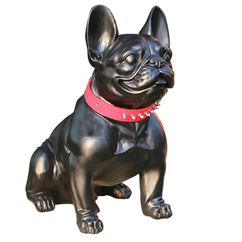 outdoor dog figurines