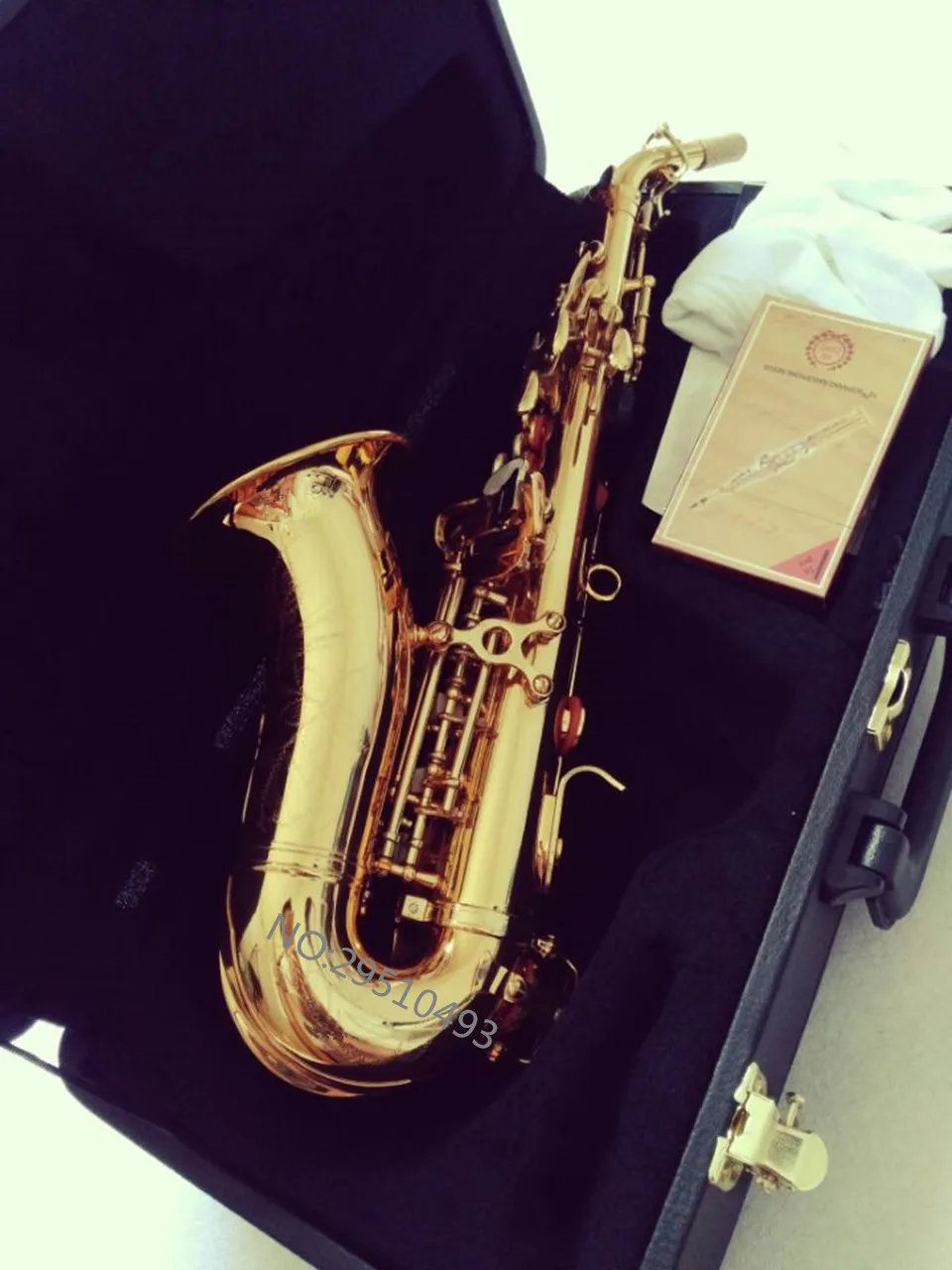 France Selmer R54 Curved Soprano Saxophone Electrophoresis Gold Professional level Musical Instruments for childrens and Adults