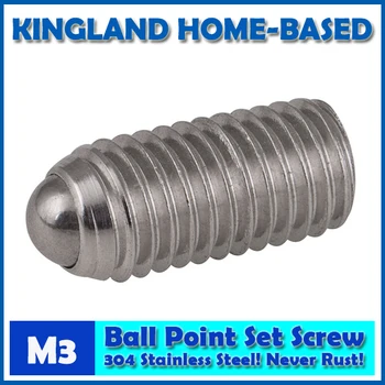 

M3 Hex Socket Flat Head Set Machine Screws With Ball Point Stainless Steel Spring Ball Screw M4 M5 M6 M8 M10 M12 M16