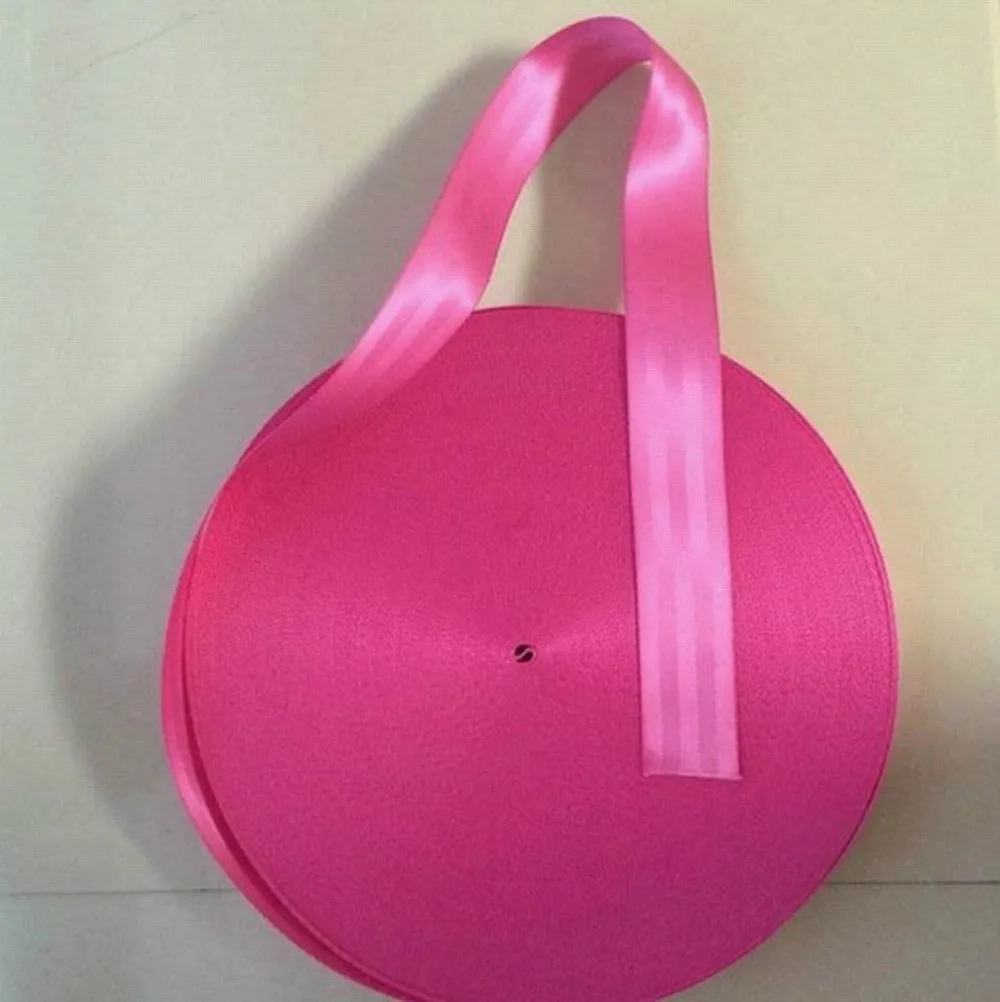 

10 meters Roll Seat Belt Webbing Safety Strap PINK Color 48mm Wide 5 Bars