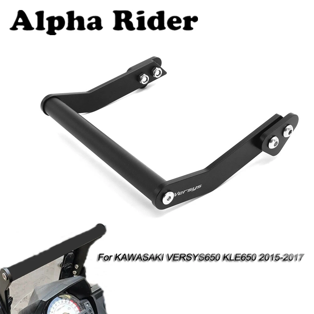 

15-17 For KAWASAKI VERSYS KLE 650 VERSYS650 KLE650 Motorcycle Frames GPS Navigation Bracket 2015 2016 2017