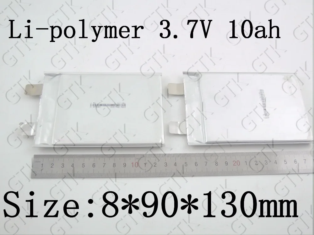 

10pcs 3.7V 10Ah Lithium Ploymer battery lithium accu Lipo 48v battery for diy scooter mobile power inverter moteur electrique