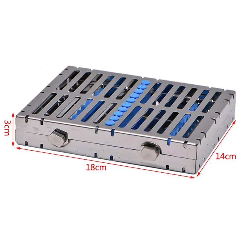 Стоматологическая стерилизационная коробка стоматологическая кассета дезинфекционная стойка лоток из нержавеющей стали коробка Стоматологический материал стоматологический инструмент