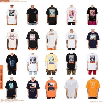 

Heron Preston T Shirt Men Women 2019ss Streetwear 1:1 Harajuku Top Tees T-shirt Billie Eilish High Quality Heron Preston Tshirt