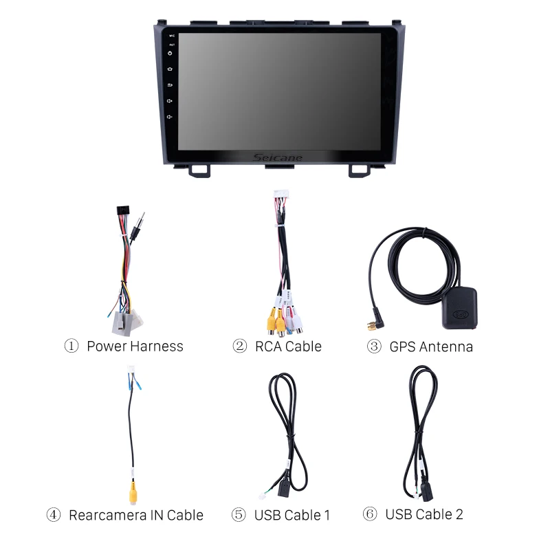 Seicane 9 inch Android 7.1/Android 8.1 car radio headunit multimedia tape recorder for 2006-2011 Honda CRV GPS Navigation Player
