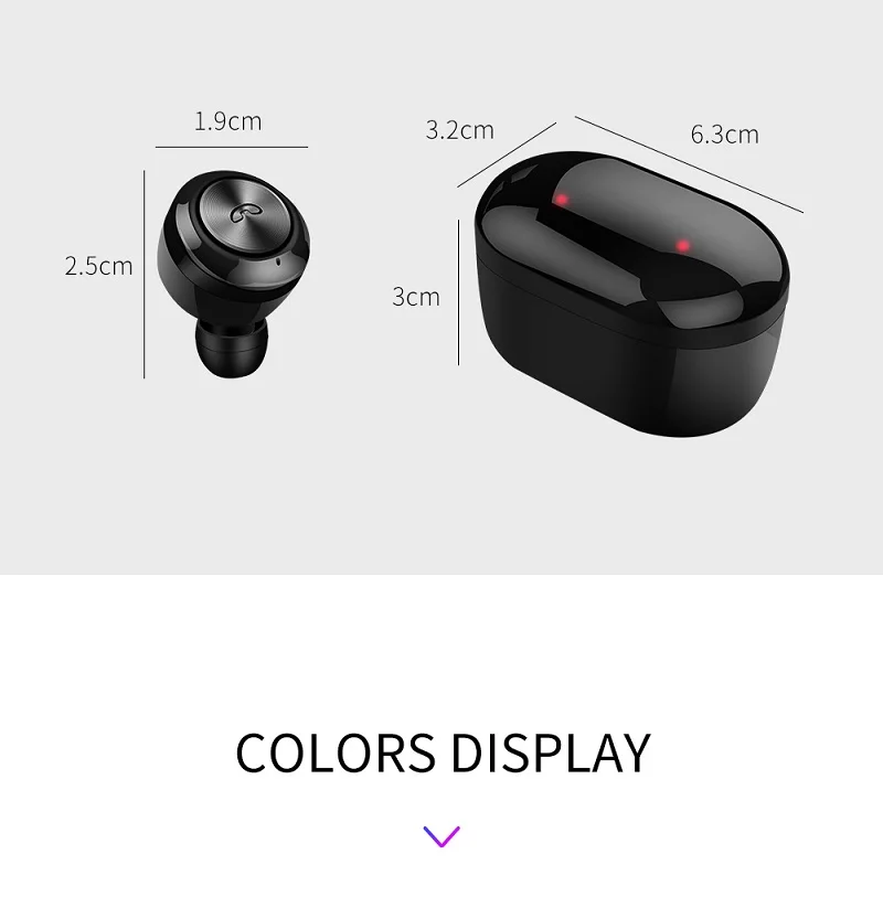 Trumsoon Mini Bluetooth 5,0 беспроводные наушники TWS HD голосовые наушники портативные наушники с зарядным устройством микрофон для смартфонов