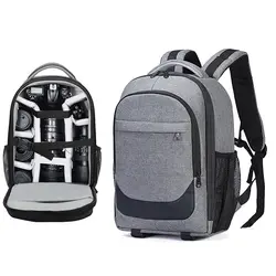 Нейлоновая сумка для фотокамеры Mochila Fotografia DSLR камера сумки через плечо, рюкзак для ноутбука для Canon Nikon Путешествия противоударный объектив