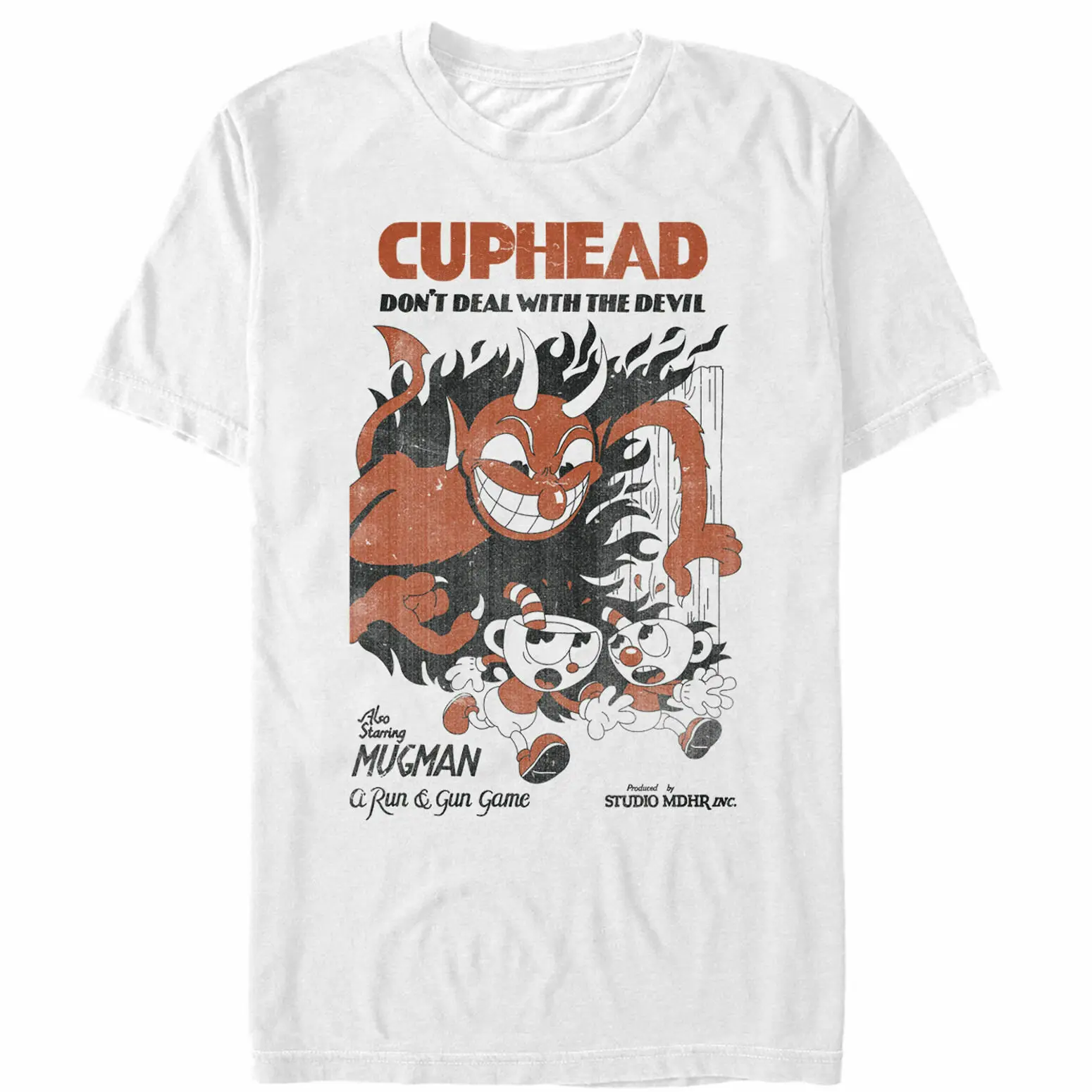 

Cuphead Retro Devil Deal Mens Graphic T Shirt