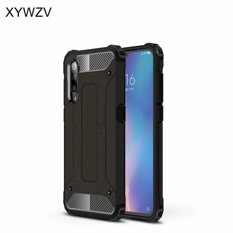 Чехол для Xiaomi Mi 9 противоударный армированный резиновый силиконовый Жесткий