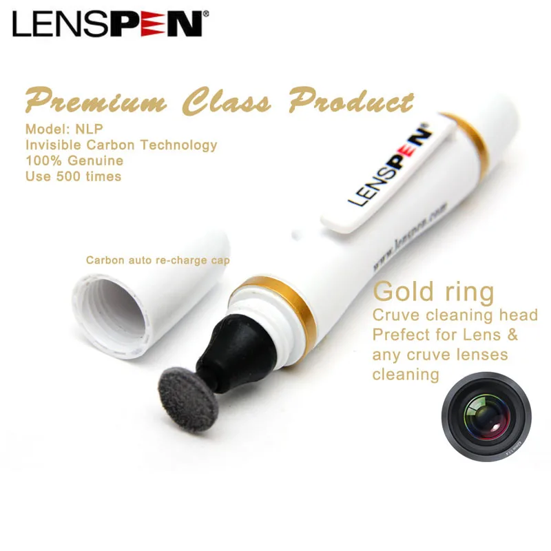 Оригинальная ручка для очистки объектива камеры Lenspen NLP-1 Невидимый угольный фильтр для Canon 550d 650d 5d2 для Nikon sony