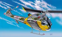 Italeri 1201 AB 204 B UH 1 F Helicopter 1 72 Plastic Kit Aircraft