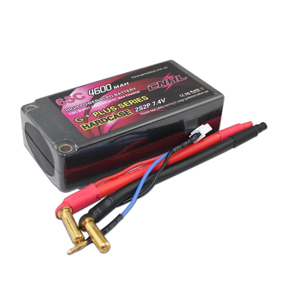 CNHL G+PLUS 4600mAh 7.4V 2S2P 65C Hard Case Lipo Battery(S 