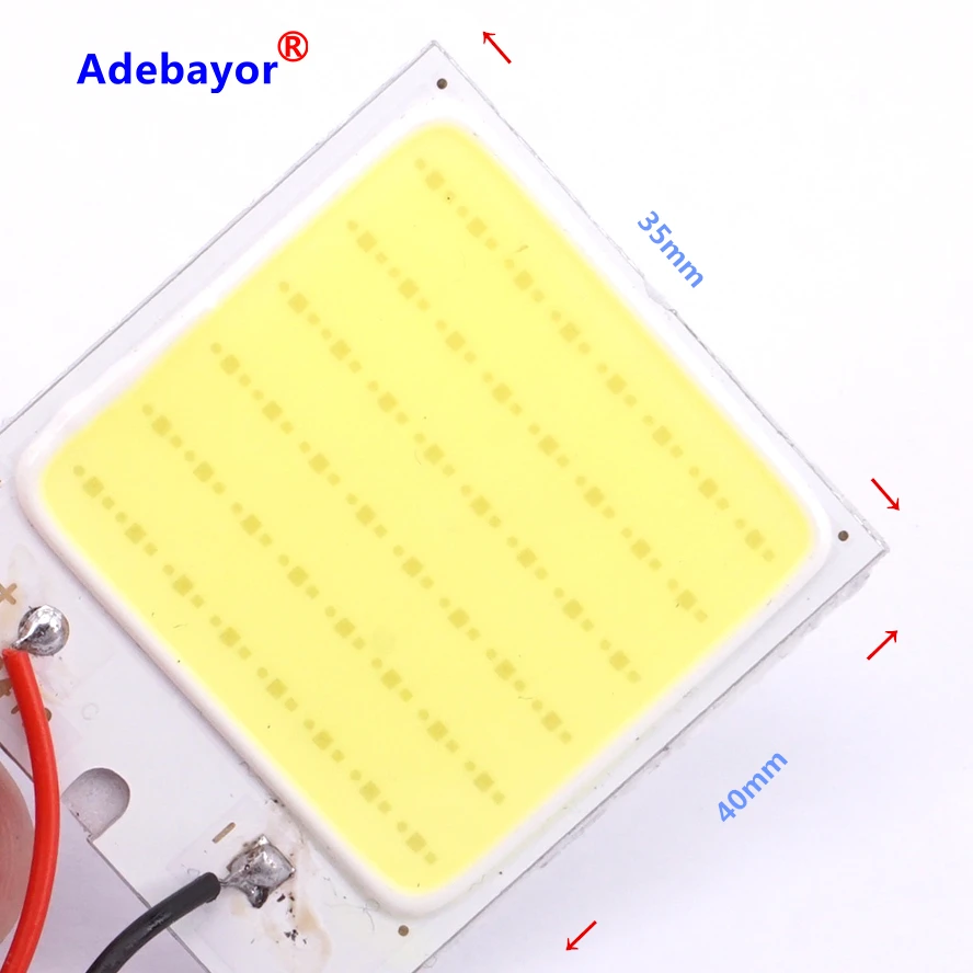 10 X Dome W5W COB 48 Чип светодиодный внутренсветильник автомобиля T10 194 фонарь