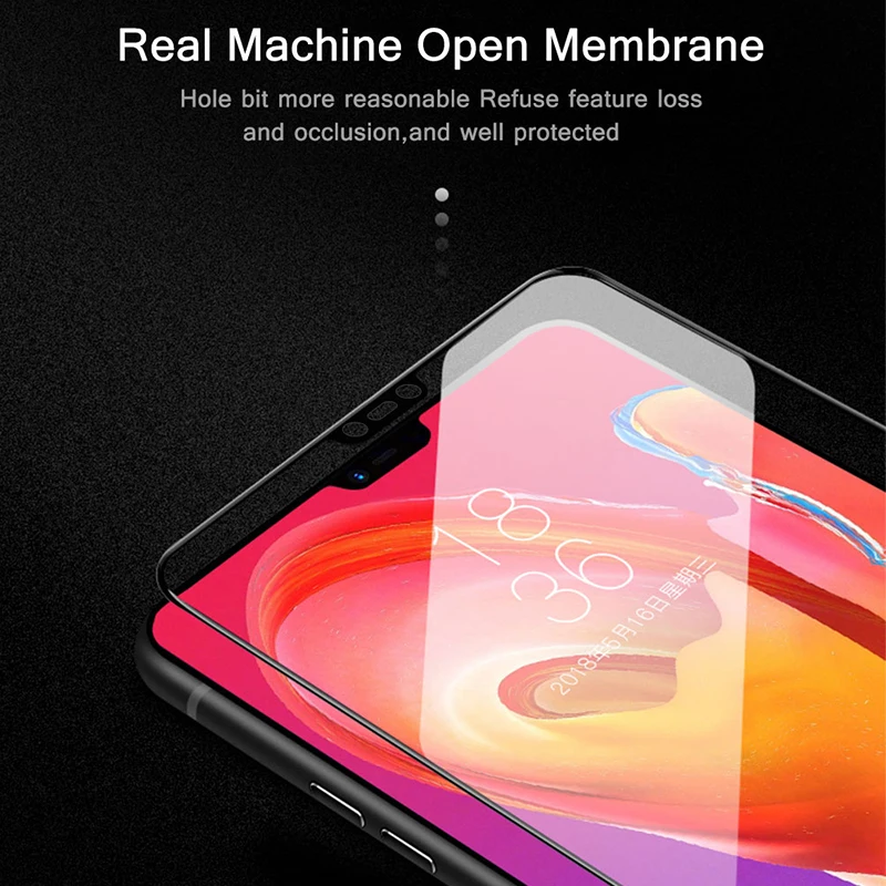 3D изогнутое закаленное стекло для Oneplus 6 полное покрытие 9H защитная пленка