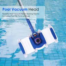 Новинка, 1 шт, мощный вакуумный моющий инструмент для бассейна, для бассейна, Рыбный Пруд с колесом, PP, принадлежности для бассейна, для улицы, гидромассажные ванны