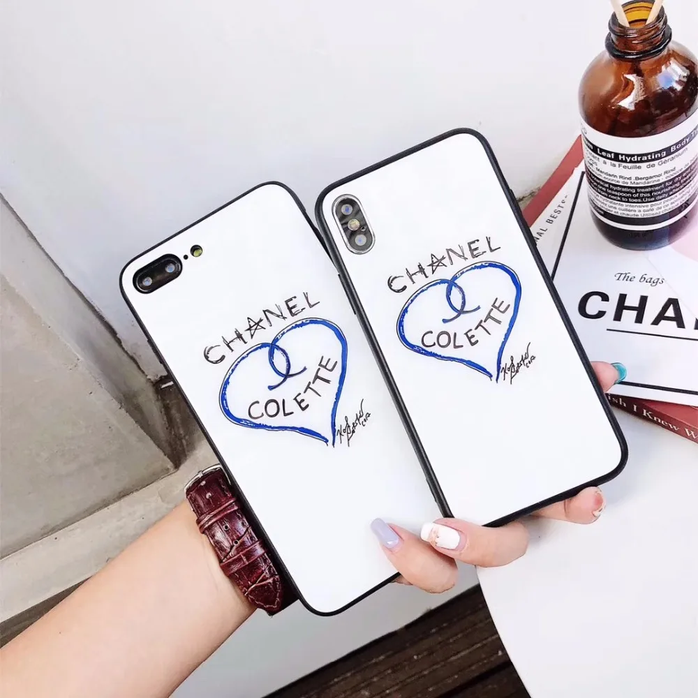 Case Cover For Iphone 7 8 6s Plus Luxury Brand Grid Cat Reliefs Glass Phone Iphone 6 6plus 7 8plus Glass Case