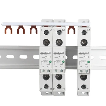 

TRC-25A20C24 High Power Din Rail Relay 24VDC/AC 20mA Input 250VAC 20A Output Soft Starting Electromagnetic Contact Relay Module