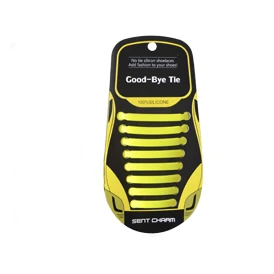 16 шт./упак. взрослых Водонепроницаемый шнурки оригинального дизайна силиконовые шнурки с разноцветными для продвижения - Цвет: yellow
