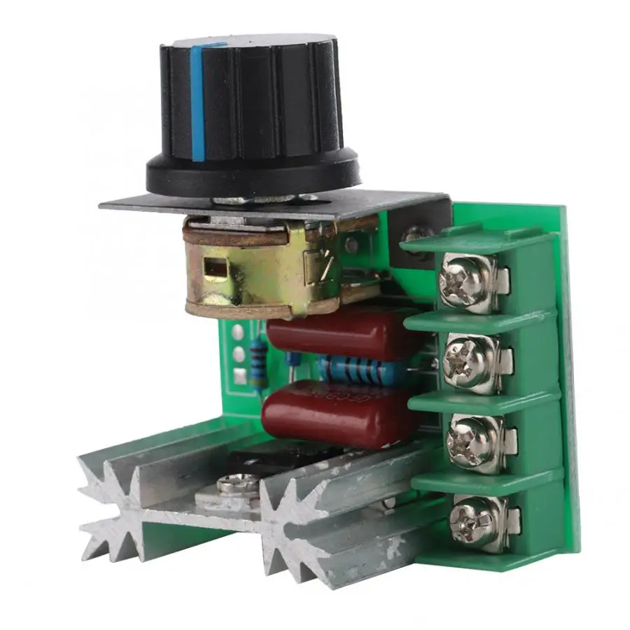 

2000W Speed Controller Adjustable Motor Speed Regulator AC 220V Temperature Controller Board Voltage Regulator Dimmer Switch