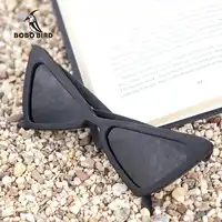 BOBO BIRD Men Sun glasses Women Wood Sunglasses Polarized Triangle Bowknot Ladies Movie Stars Cosplay Adult Children Eyewear