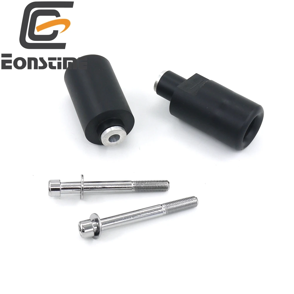

Eonstime Motorcycle Frame Sliders Falling Crash Protector for Suzuki GSXR600 GSXR750 GSXR 600 750 2004-2005 Black Black Fiber