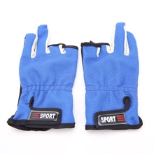 1 пара Нескользящие 3 низкорезные перчатки для рыбалки противоскользящие рыболовные снасти перчатки для занятий спортом на открытом воздухе универсальная перчатка