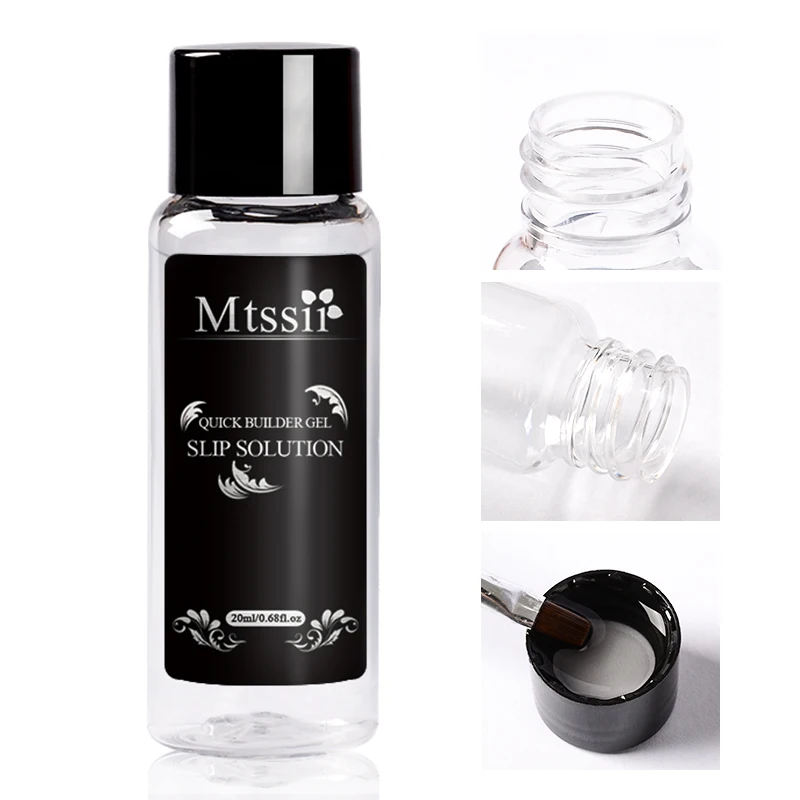 

Mtssii 20ml Varnish for Acrylic Builder Gel Poly Extension Gel Fluid Slip Solution Nail Polish Manicure Glides Gel 1 PC