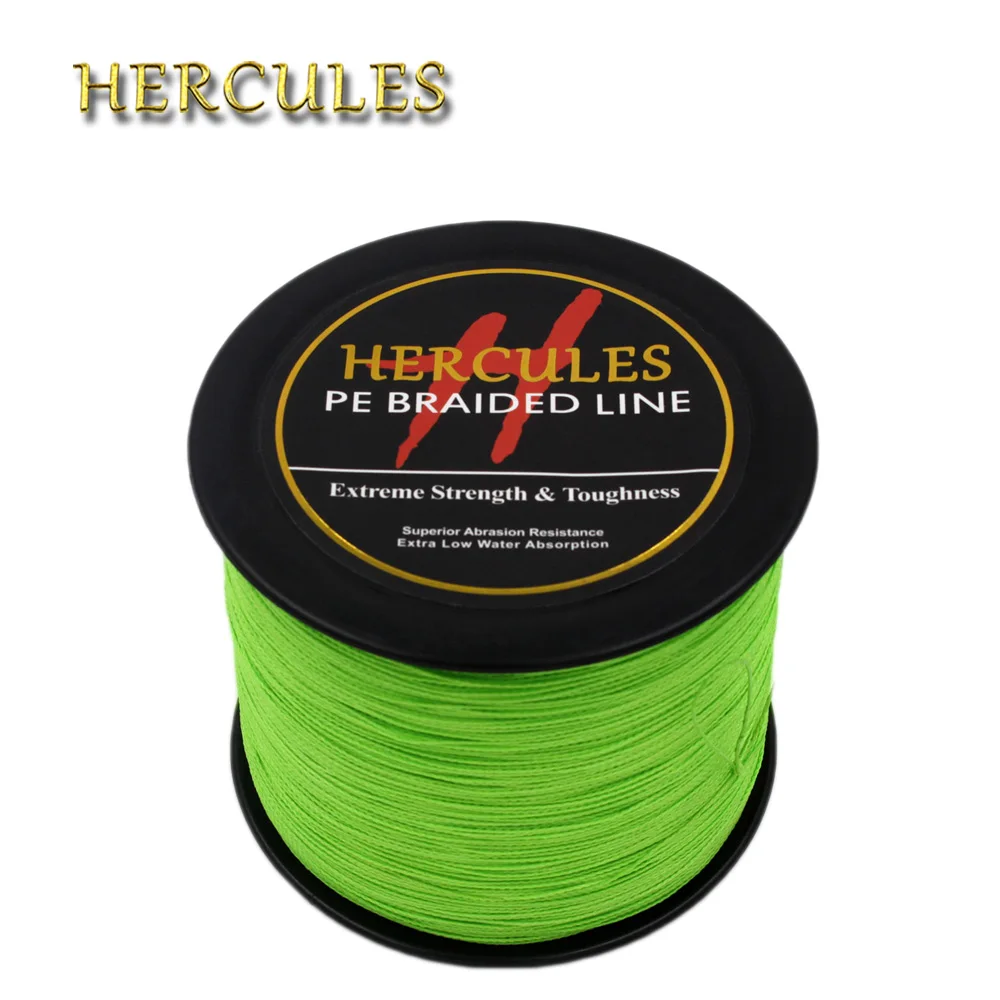 Hercules Fishing Cord 2000M 60LB 4 Strands Multifilament PE Braided