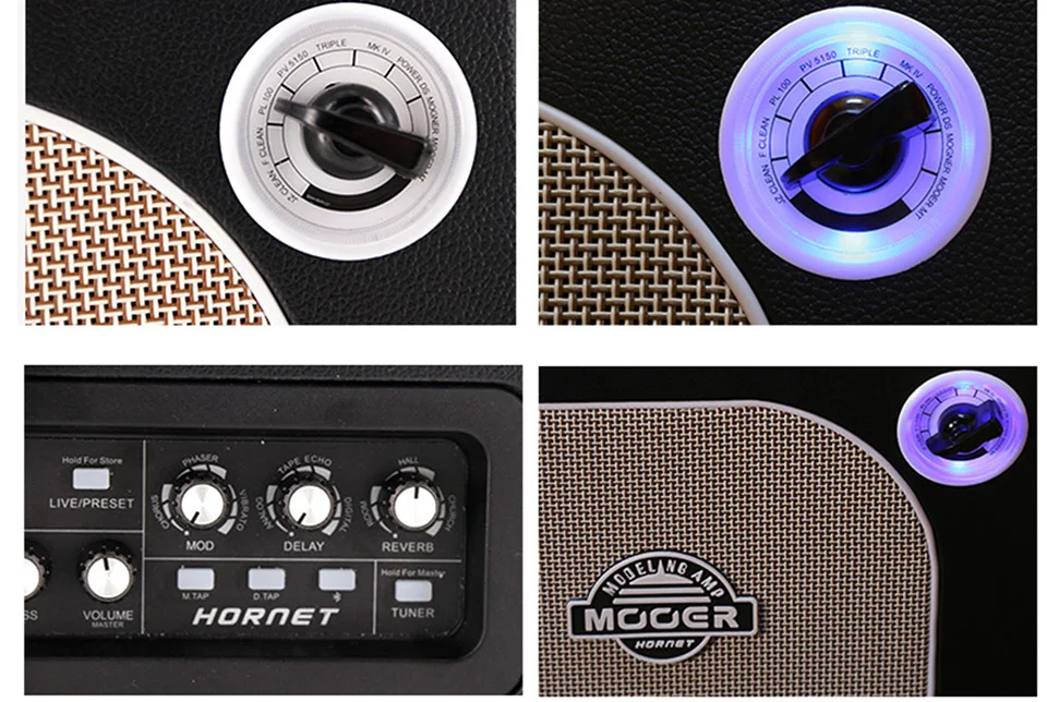 MOOER Электрический усилитель бас гитара беспроводной Bluetooth мульти эффекты динамик стерео звук цифровой регулятор громкости усилитель динамик s