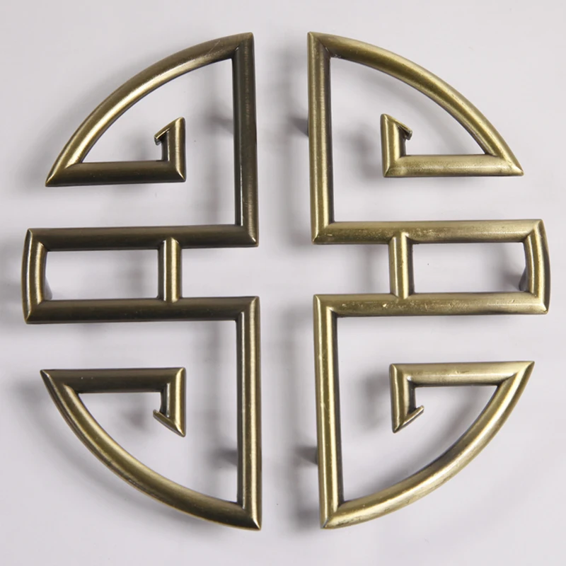 2pcs/lot 96mm Chinese Antique Zinc Alloy Cabinet Door Handle Drawer Pulls Wardrobe Cupboard Pull Handle Furniture Knobs