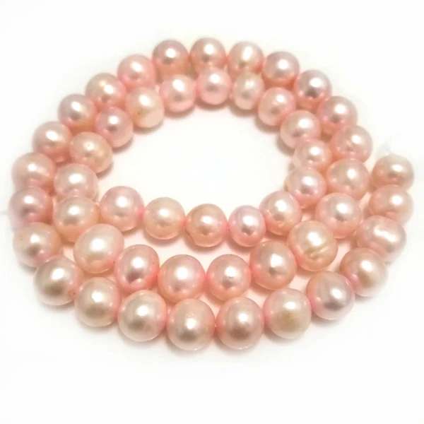 

16 inches 8-9mm Pink Natural Freshwater Potato Pearl Loose Strand for Necklace