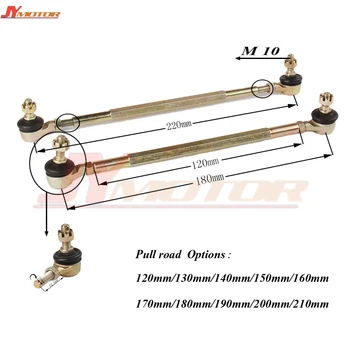 preço M10 120/130/140/150/160/170/180/190/200/210mm Bola Marceneiro Parafuso Barra De Direção 50cc 70cc 110cc Quad Bicicleta Da Sujeira Atv Go Kart Dune Buggy