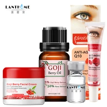 

Q10 Goji Berry face cream Goji Oil Goji cream face Whitening Anti aging eye cream Remove dark circles under eyes wrinkle remova