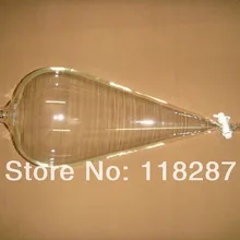 5000 мл, 24/29, пириформа сепараторная капельная Воронка с 24/29 заземляющим соединением, PTFE стоппетка, стеклянная пробка, лабораторная разделительная воронка