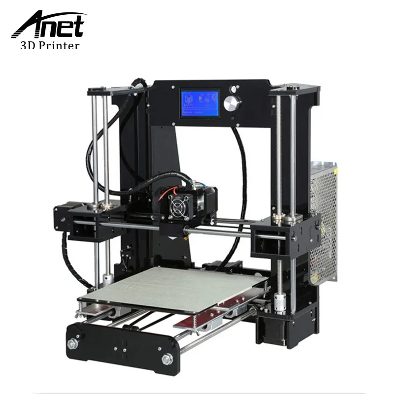 Prusa i3 Reprap DIY 3d принтер Anet A6 модель высокая точность простая сборка ЖК экран
