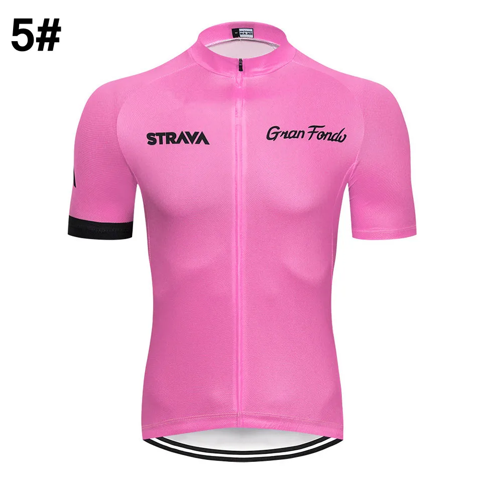 STRAVA Велоспорт Джерси топы Летняя одежда для велосипедных гонок Ropa Ciclismo короткий рукав MTB футболка для езды на велосипеде Майо Ciclismo - Цвет: 4