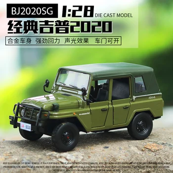 

1:28 Toy Car Jeep BJ2020 SG Metal Toy Alloy Car Diecasts & Toy Vehicles Car Model Miniature Scale Model Car Toy For Children