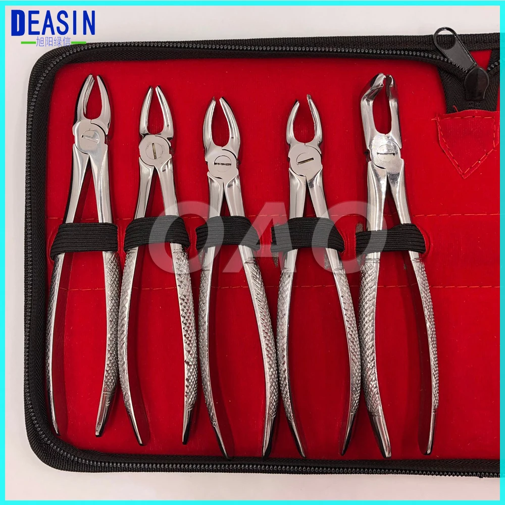 10pcs/set Dentagra dental forceps Kit adult tooth forceps dental pliers