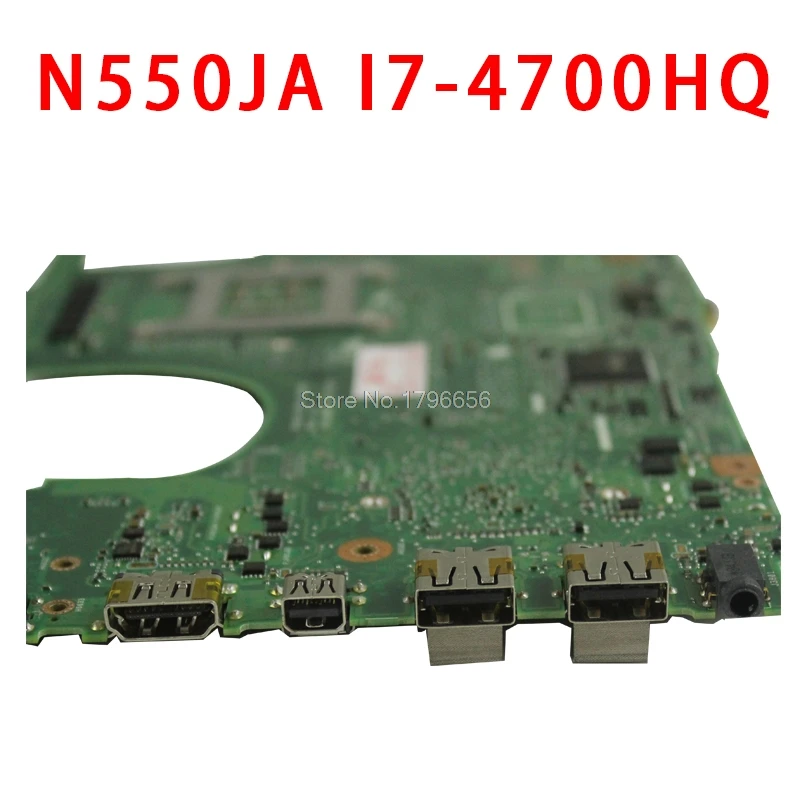 Для For Asus N550 N550JA N550JV процессор Материнская плата i7 4700HQ DDR3L 1600 MHz HD интегрированная