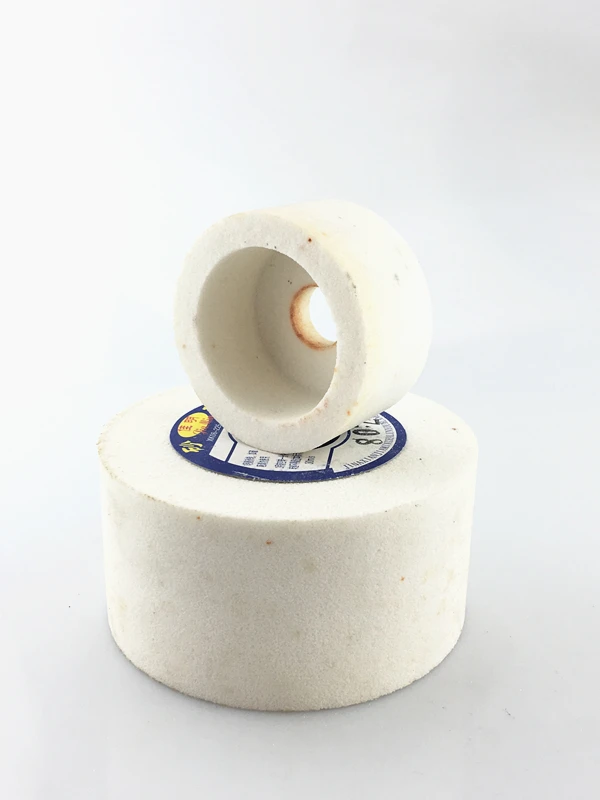 Jrealmer 1pcs Cylinderial Dia75/100/125mm White corundum grinding wheel high quality White corundum abrasive wheel grinding wheel