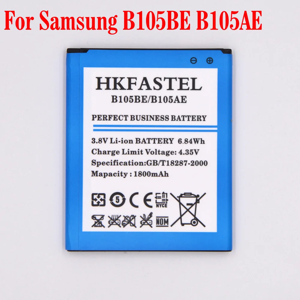 Новый B105BE B105AE литий-ионный аккумулятор телефона Батарея для samsung Galaxy Ace 3 GT-S7275