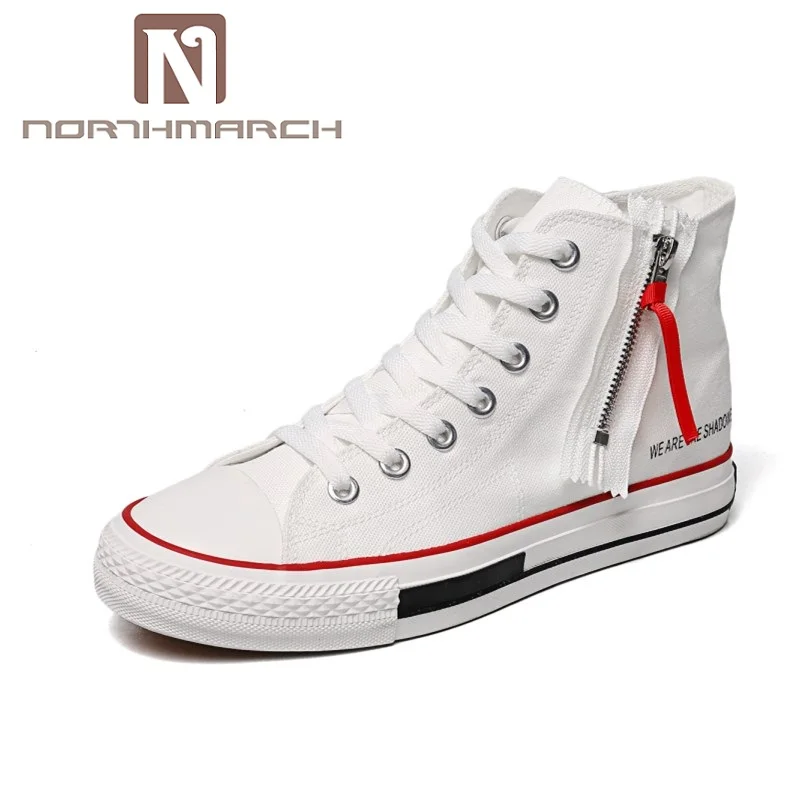 

NORTHMARCH Mens Casual Shoes Hot Sale Men Canvas Shoes New Fashion High Top Sneakers Breathable Couple Shoes Zapatos Hombre