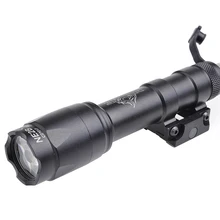 SEIGNEER тактический фонарь M600C SCOUTLIGHT светодиодный полноразмерный дистанционный переключатель давления мгновенный вкл/клик переключатель черный загар