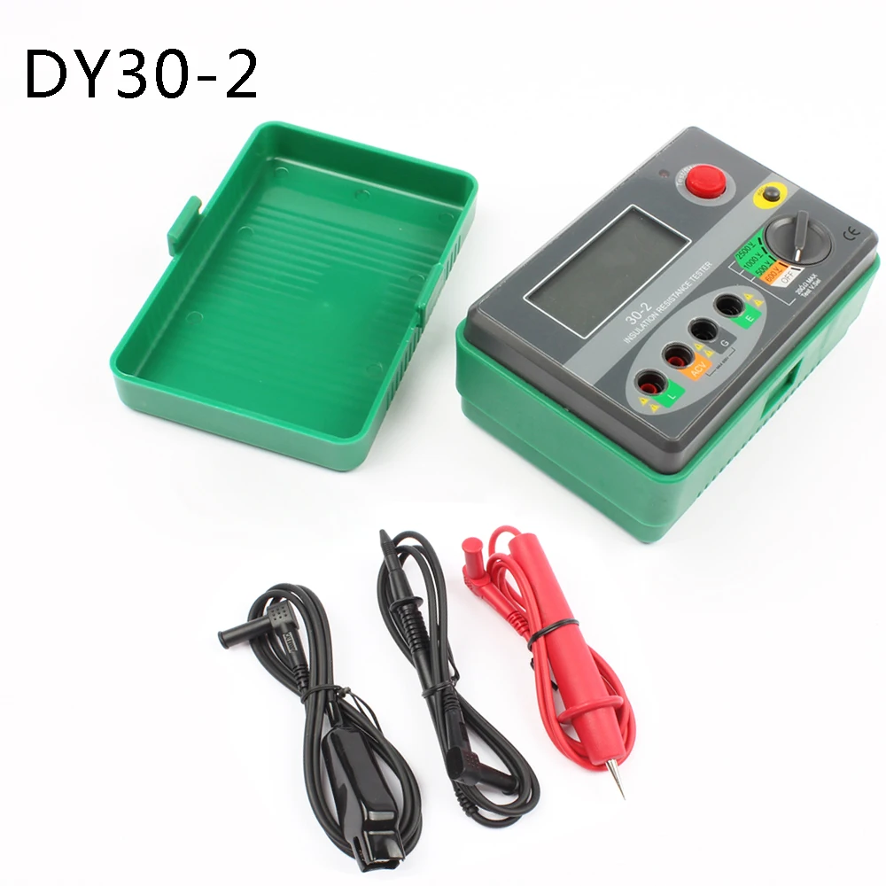 Цифровой тестер сопротивления изоляции DY30 2 2500V 20G ohm|tester ii|tester lantesters |