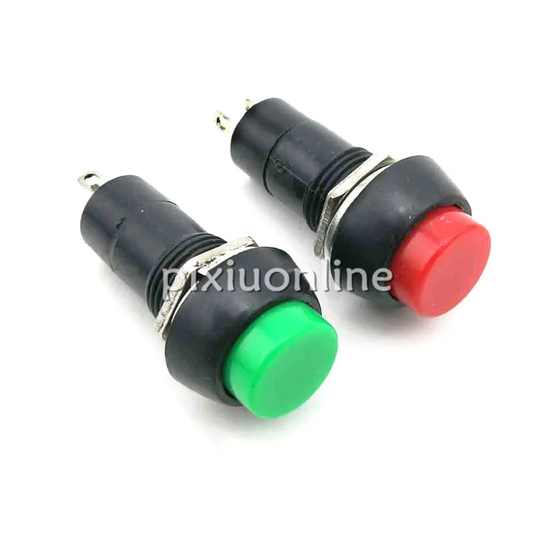 

Small Switch J065b Push Self-locking Button Switch Green/Red Colors Electric Switch for DIY Model Making Sell at a Loss