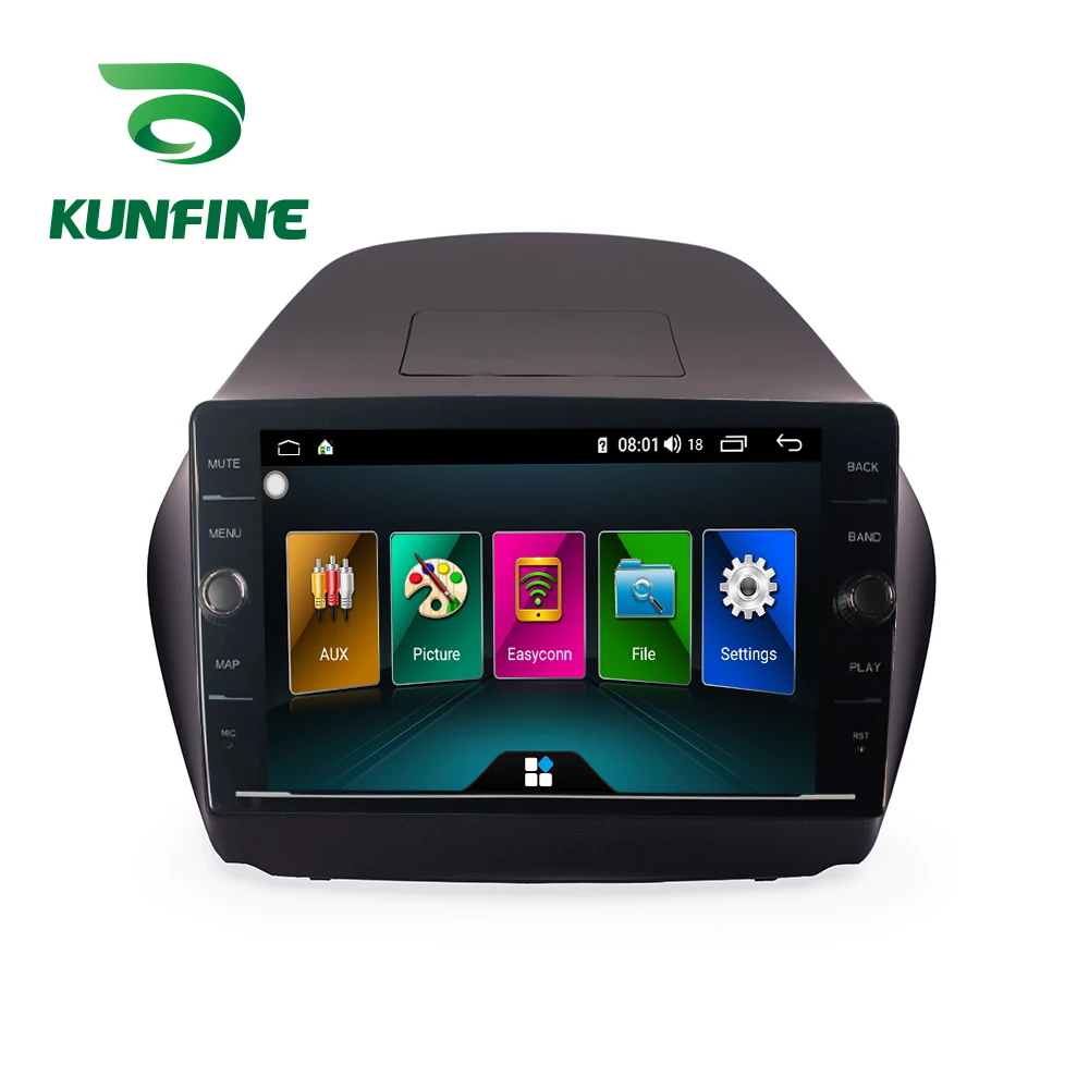 Perfect Octa Core ROM 64GB Android 8.1 Car DVD GPS Navigation Player Deckless Car Stereo for Hyundai IX35 2010 2011 2012 2013 2014 1