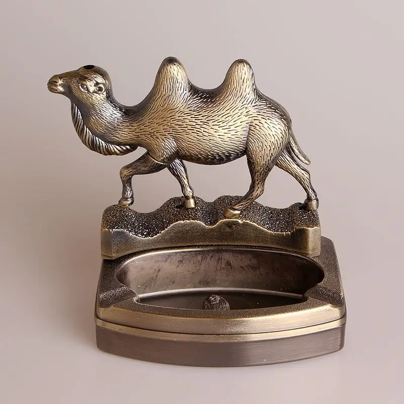 The camel style Ashtray Creative tobacco jar with Lighterin Ashtrays