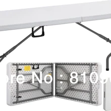 6-футовый выставочный стол, высококачественный стол для ярмарки, выставочный стол(можно сложить пополам