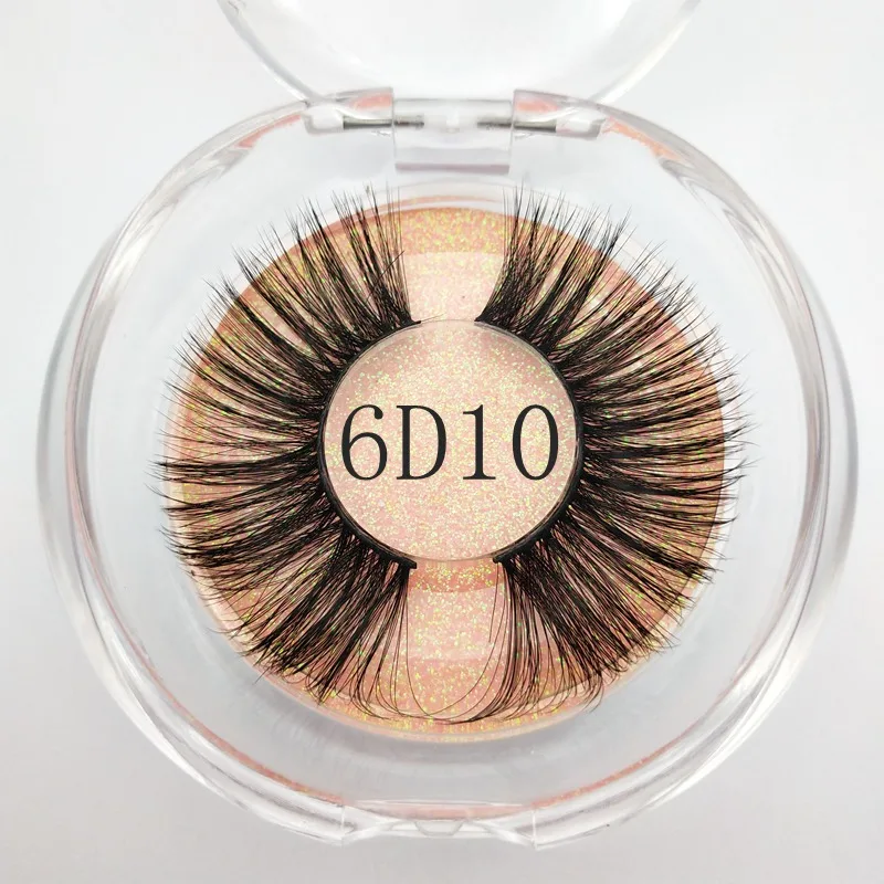 

Buzzme 6D10 6D 25mm faux mink lashes false eyelashes long makeup eyelashes silk lashes