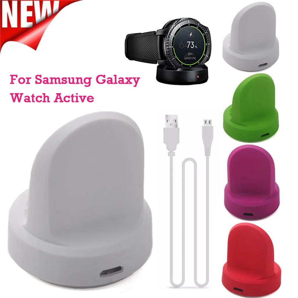 

Qi Wireless Charging Dock Cradle Charger For Samsung Galaxy Watch Active
